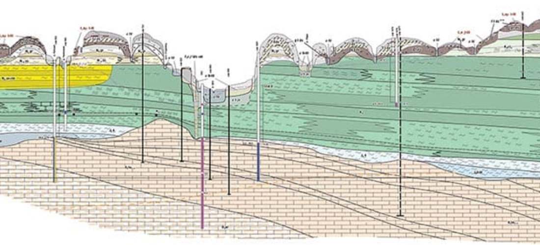Инженерно геологические сооружения. Геология разрез водоносный Горизонт. Инженерно геологические изыскания разрез. Геологический разрез Копетдаг. Геологический разрез через Копетдаг.